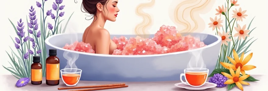 Techniques de relaxation utilisant des produits bio